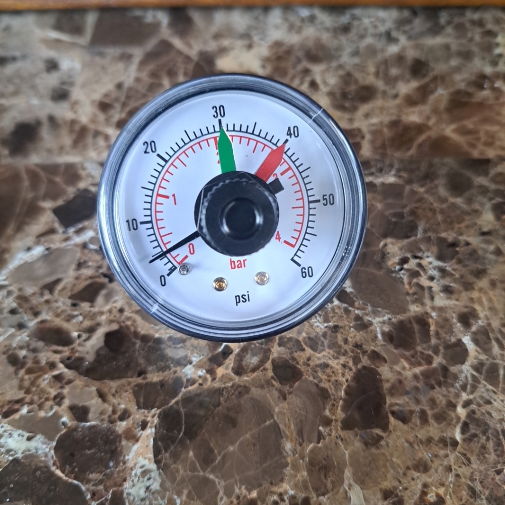 Psi ECX2712B1 Boxed Pressure Gauge with Dial Replacement